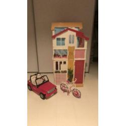 Barbie! Huis, auto en fiets
