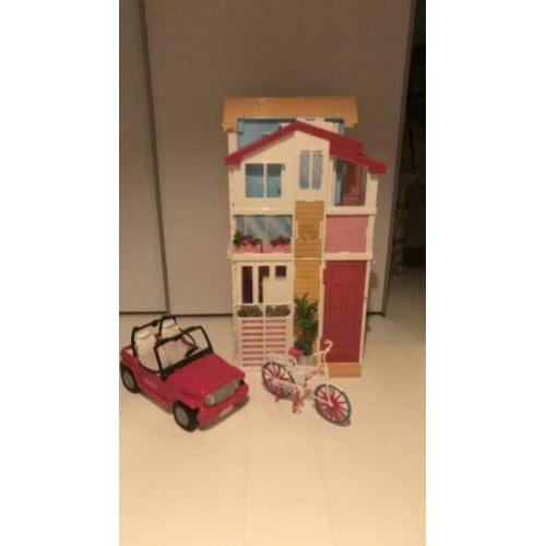 Barbie! Huis, auto en fiets