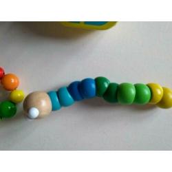 Houten speelgoed baby set spenen ketting