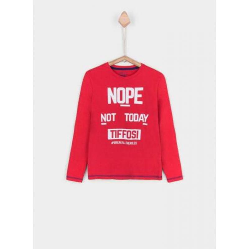 Nieuw Tiffosi shirt longsleeve Araujo rood maat 116