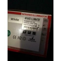 infrarood lamp(straler) nieuw in doos incl. Adapter
