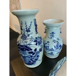 Chinees porselein twee vazen