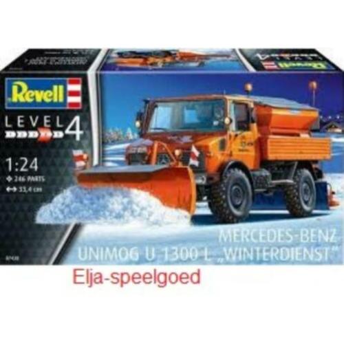 NEW Revell 1:24 07438 UNIMOG U 1300 L ''Winterdienst (1978)