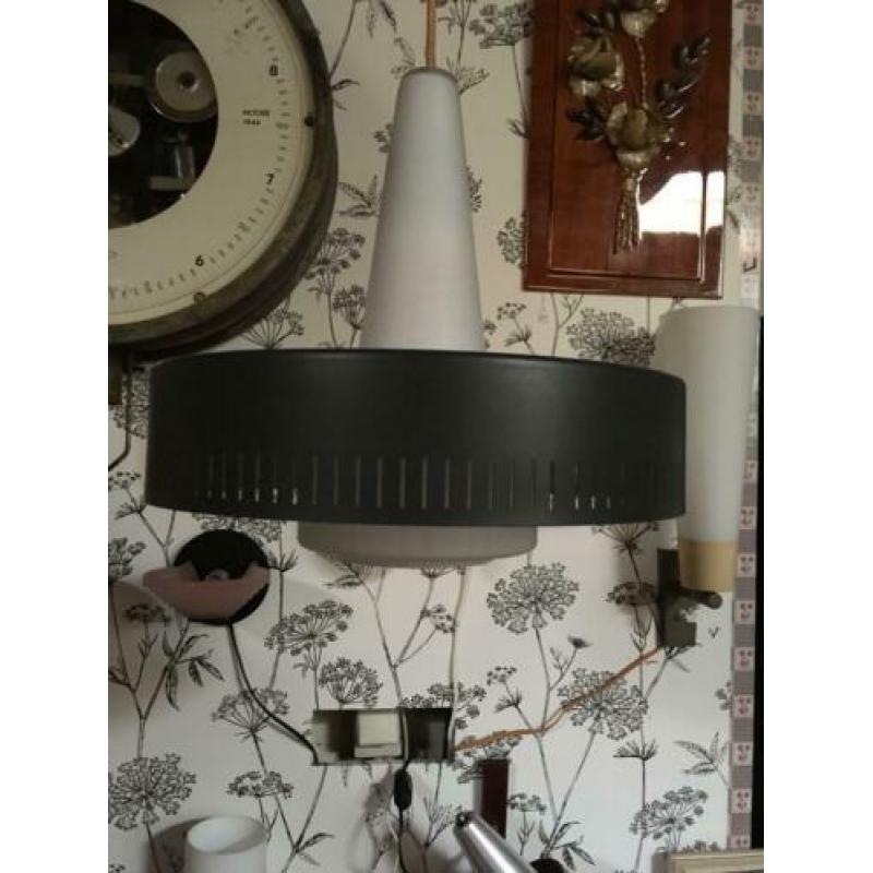 87) Louis Kalff vintage hanglamp voor Philips, jaren 50