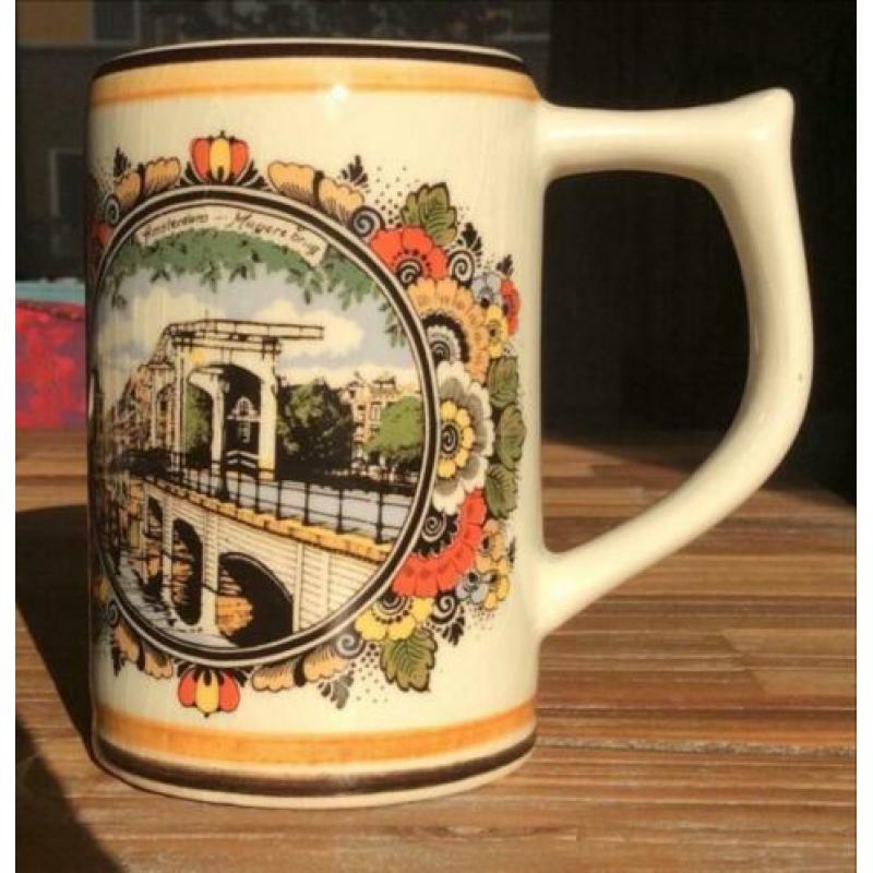 Bierpul Delft's Hand Painted Holland - Delfts Blauw bier pul