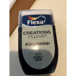 Flexa Early Dew 1x zijdeglans en 3x muurverf. Splinternieuw!