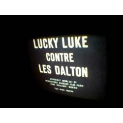 x 8mm film 2x Lucky Luke - Daltons - Sheriff - 120mtr geluid