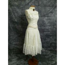 Superleuke vintagejurk feestjurk fantasyjurk mt 36/38