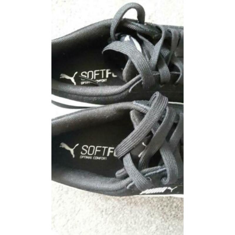 Zwart suede leren sneakers van Puma mt 36 NIEUW