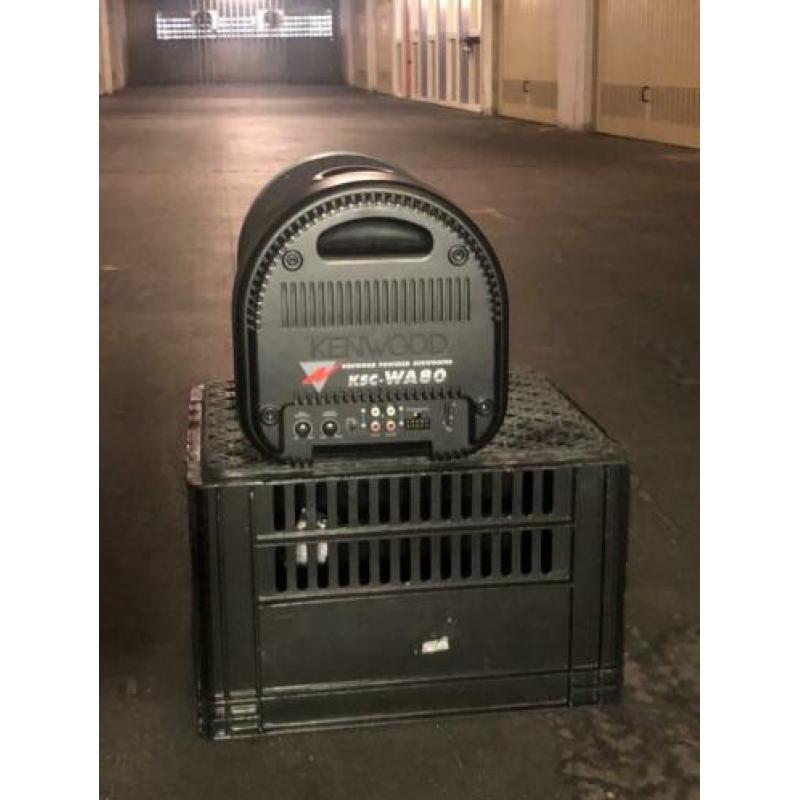 Kenwood KSC-WA80 woofer incl versterker