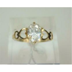 Ring goud met zirkonia / Z6259