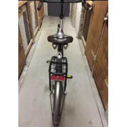 cortina met v snaar damesfiets