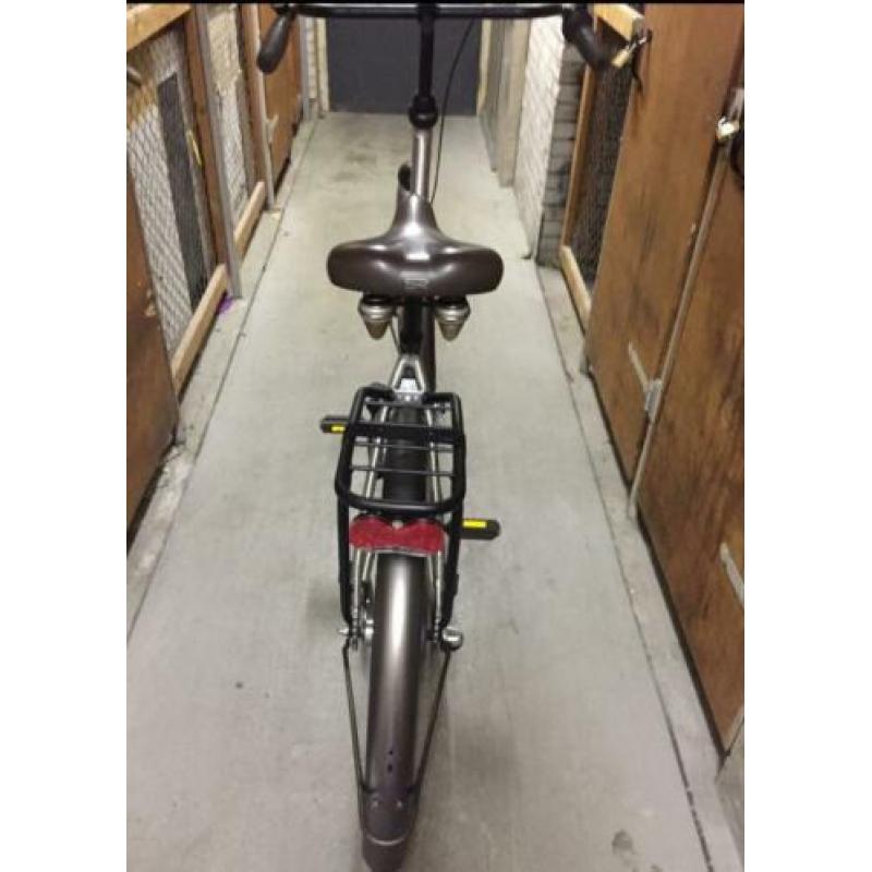 cortina met v snaar damesfiets