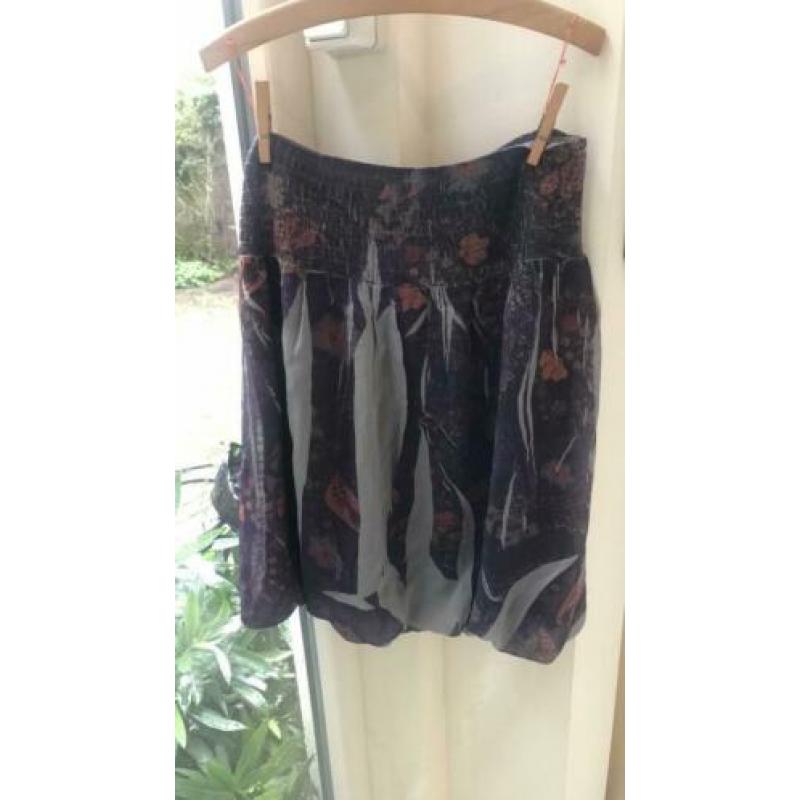 Dept rokje m/l, gevoerd, elastische taille
