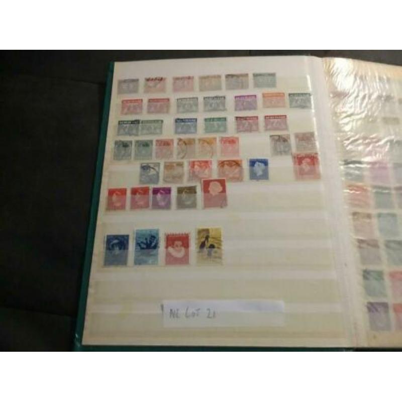 Nederland,lot 21,gestempeld