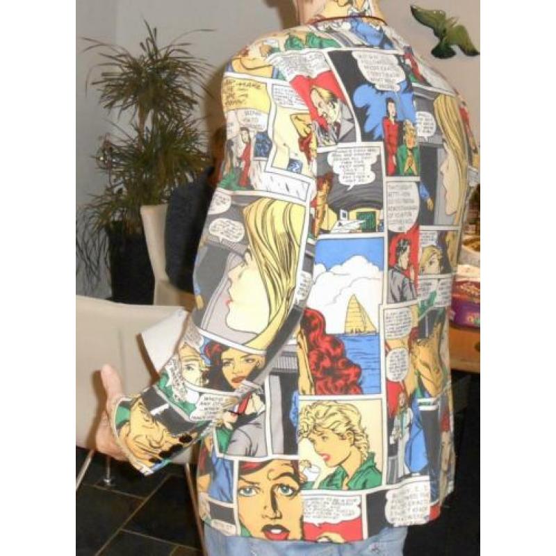 Colbert met strip verhaal en binnen voering maat52