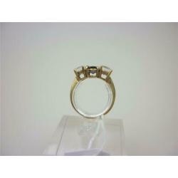 Ring goud saffier en edelstenen / Z6260