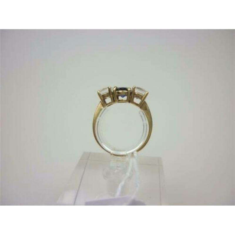 Ring goud saffier en edelstenen / Z6260