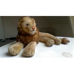 Zeer mooie originele vintage Steiff leeuw Leo Steif Teddy
