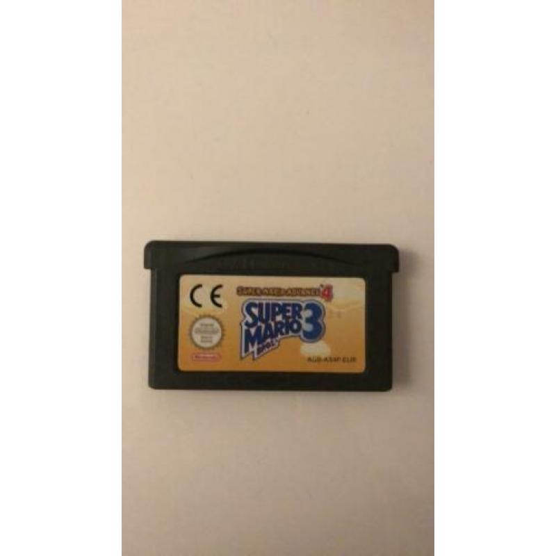 Gameboy Advance in doos met Super Mario Bros 3 (topconditie)