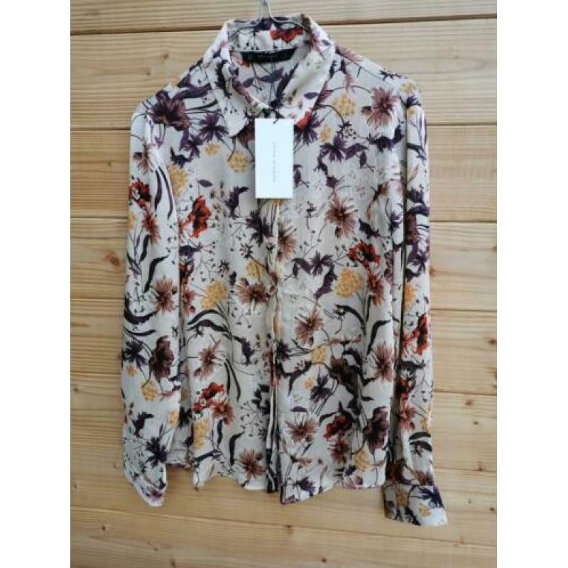 ZARA overhemd met bloemenprint mt. L