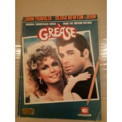 Originele soundtracksongbook GREASE