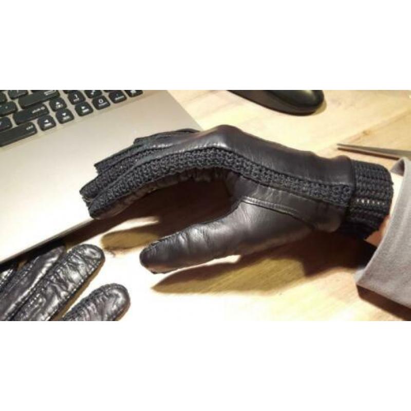 Mooie exclusief leren handschoenen