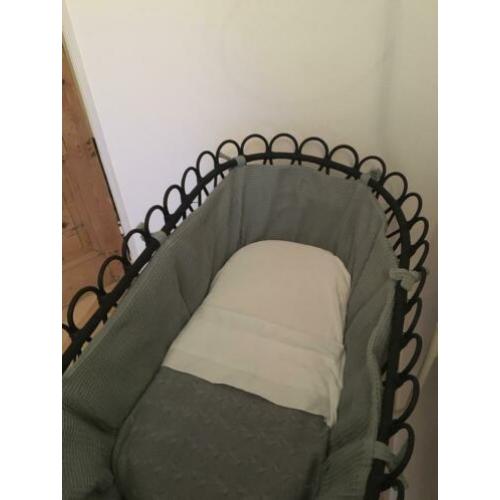 Bedbumper / wiegcover wafelstof