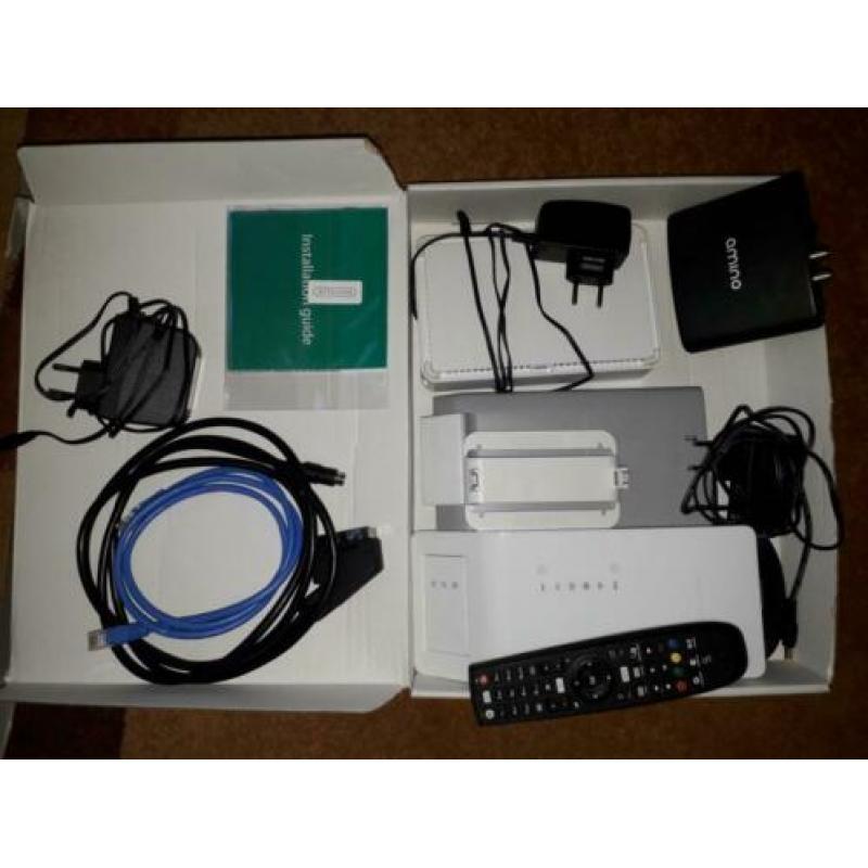 Modem Glasvezel + Wifi Router + Ontvanger