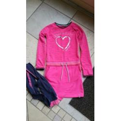 Supermooie Quapi jurk met maillot 146/152