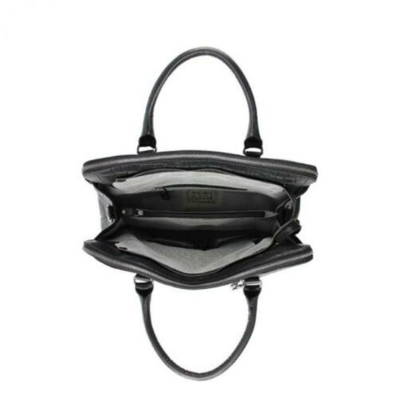 LouLou Essentiels Vintage Croco bag Black