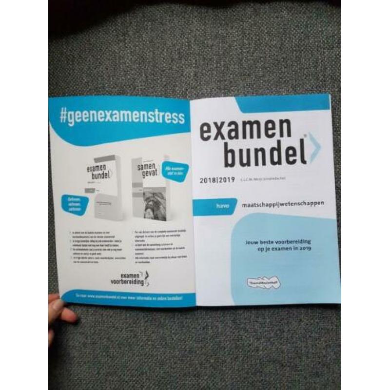 Examenbundel havo maatschappijwetenschappen 2018/2019