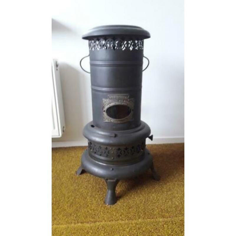 Brocante petroleumkachel petroleumkacheltje
