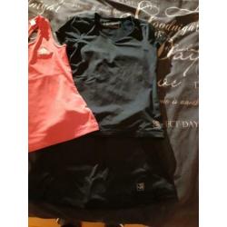 Tennis tenue meisje maat 140 Merk Sjeng en Adidas