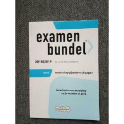 Examenbundel havo maatschappijwetenschappen 2018/2019