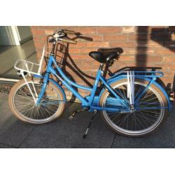 Hele nette blauwe Alpina Cargo 22 inch meisjesfiets