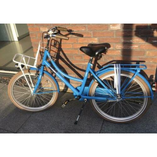 Hele nette blauwe Alpina Cargo 22 inch meisjesfiets
