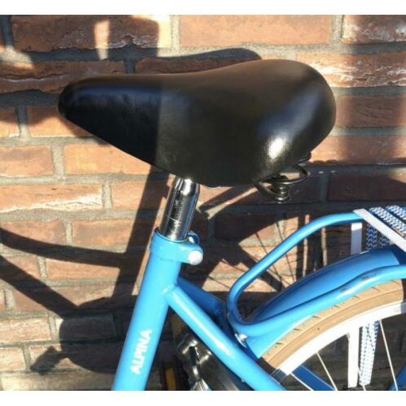 Hele nette blauwe Alpina Cargo 22 inch meisjesfiets