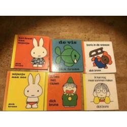 34 boekjes Dick Bruna, Nijntje, Betje Big, Boris, Barbara,