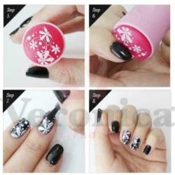 KONAD nagel stempel M32 BLOEM