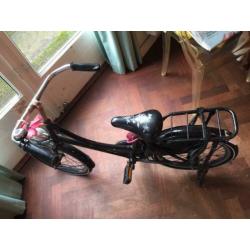 Popal meisjesfiets (zwart)
