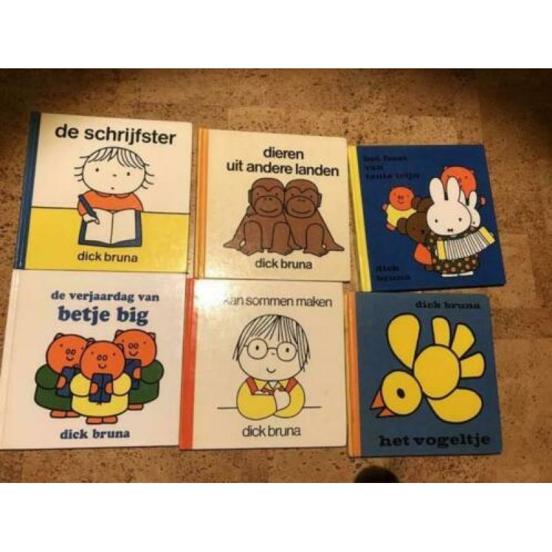 34 boekjes Dick Bruna, Nijntje, Betje Big, Boris, Barbara,