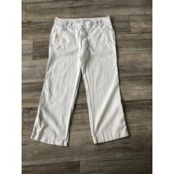 Casualwear mis etam witte linnen en katoenen broek 44