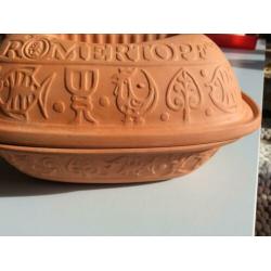 Prachtige nog nieuwe Römertopf. 30,5 x 19,5 cm