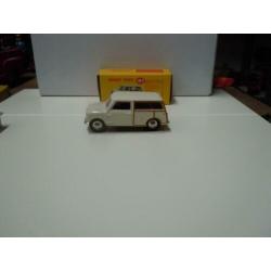 Morris Mini Traveller. Model van het merk Atlas Dinky Toys.