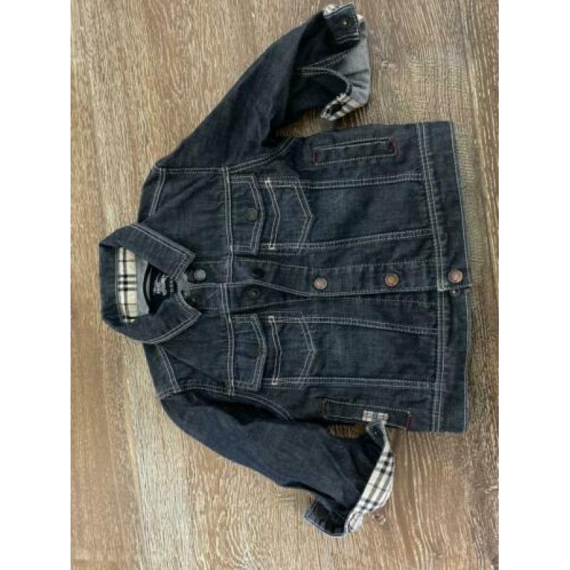 Originele burberry spijkerjas jas maat 2 jaar denim 92