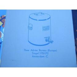 folder info over de multipot.uitg.Thee advies bureau 1935