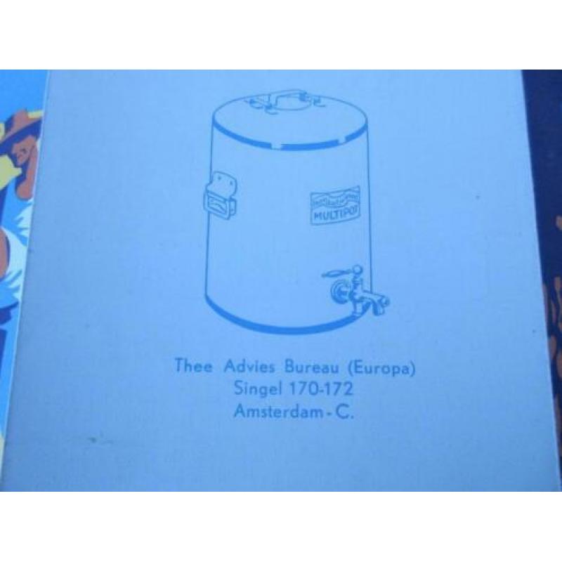 folder info over de multipot.uitg.Thee advies bureau 1935