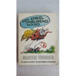 Marten toonder - een enkel opbeurend woord 1e druk 1982