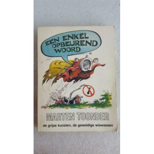 Marten toonder - een enkel opbeurend woord 1e druk 1982